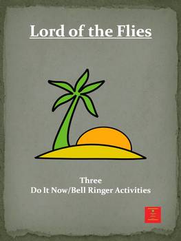 Preview of Lord of the Flies - 3 Bellringers/Do It Now Activities
