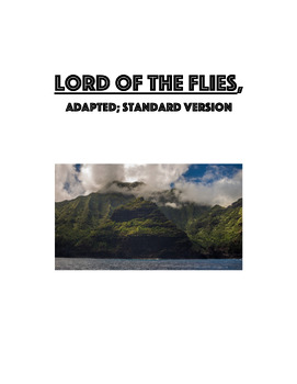 Preview of Lord of the Flies, Adapted -bundle