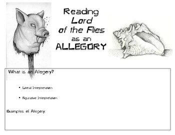 examples of allegory in lord of the flies