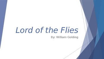 Preview of Lord of the Flies Chapter 3: PowerPoint Presentation - Lesson Plan