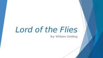 Preview of Lord of the Flies Chapter 5: PowerPoint Presentation - Lesson Plan