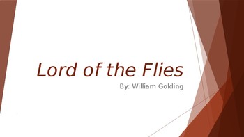 Preview of Lord of the Flies Chapter 9: PowerPoint Presentation - Lesson Plan