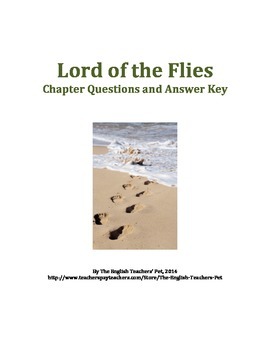 Preview of Lord of the Flies Chapter Questions and Answer Key