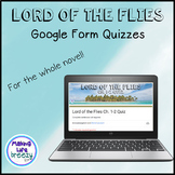 Lord of the Flies Chapter Reading Quizzes | Google Forms 