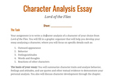 Lord of the Flies Character Analysis Essay Guide