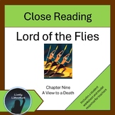 Lord of the Flies Close Reading Worksheet Chapter Nine