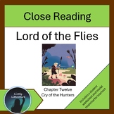 Lord of the Flies Close Reading Worksheet Chapter Twelve