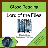 Lord of the Flies Close Reading Worksheets Chapter Seven