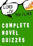 Lord of the Flies Complete Novel Quizzes (7 Quizzes) Willi