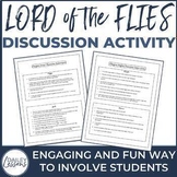 Lord of the Flies-Fun Discussion Activity and Character Analysis