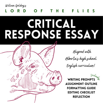 Preview of Lord of the Flies: Critical Response Essay (Alberta)