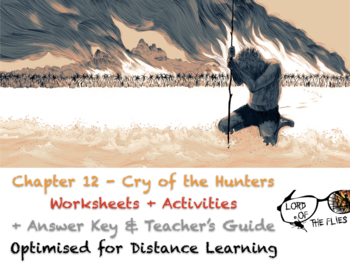 Preview of Lord of the Flies (Golding) - Chapter 12 - Change - Worksheets + ANSWERS + GUIDE