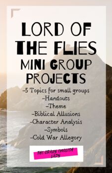 Preview of Lord of the Flies Group Projects