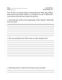 Lord of the Flies Guided Reading Chapter 6