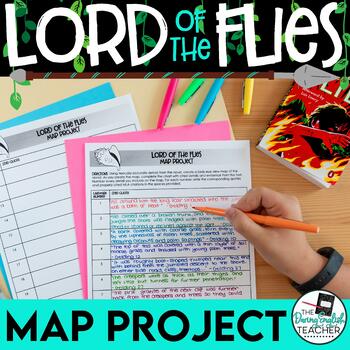 Preview of Lord of the Flies Map Project