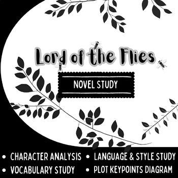 Preview of Lord of the Flies Novel Study Workbook (Printable)