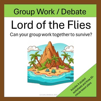 Preview of Lord of the Flies Pre-Reading Survival Activity with Lesson Plans
