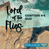 Lord of the Flies Quiz Chapters 4-6 Multiple Choice Studen