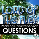 Lord of the Flies Reading Comprehension Questions for the 