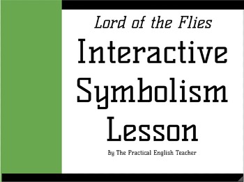 Preview of Lord of the Flies Symbolism Lesson