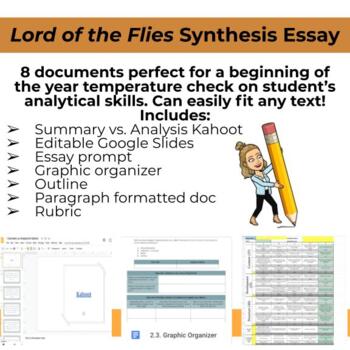 lord of the flies synthesis essay