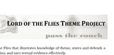 Lord of the Flies Theme Project Bundle