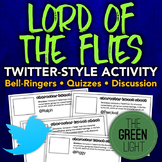 Lord of the Flies Twitter-Style Activity: Bell-Ringers, Qu