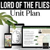 Lord of the Flies Unit Plan: Fun Activities, Editable Less
