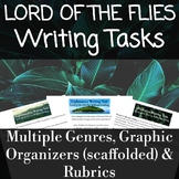 Writing Tasks for Lord of the Flies Multiple Genres with G