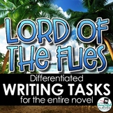 Lord of the Flies Writing Tasks for the Entire Novel