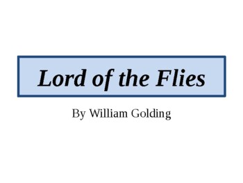 Preview of Lord of the Flies - complete text analysis & discussion questions