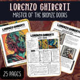 Lorenzo Ghiberti Artist Study: Reading, Lesson, and Project