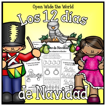 Preview of Los 12 días (doce dias) de Navidad - 12 Days of Christmas Spanish Pack