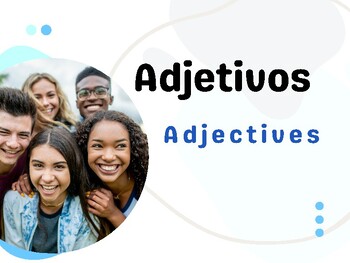 Preview of Los Adjetivos de Descripción - Adjectives- Presentación Vocabulario Visual