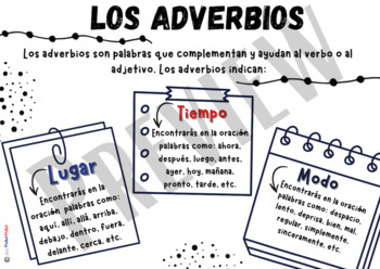 Los Adverbios by Puka World | TPT