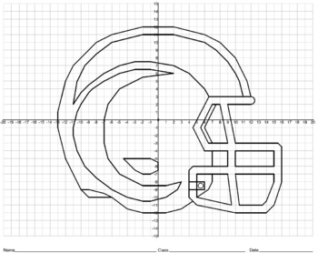 Rams Helmet Mystery Picture (4-Quadrants) by Anthony and Linda Iorlano
