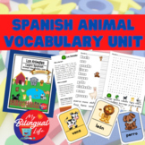 Vocabulary Unit - Los Animales - Spanish Animal Vocabulary