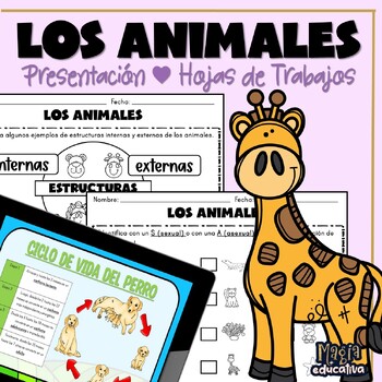 Preview of Los Animales | The Animals SPANISH