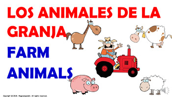 Preview of Los Animales de la Granja. / PPT. con audio.