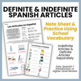 Los Artículos | Definite & Indefinite Spanish Articles Not