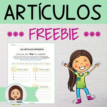 Preview of Los Artículos / Spanish Articles Worksheet ***FREEBIE***