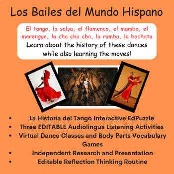 Preview of Los Bailes Hispanos Inquiry-driven Teaching Unit
