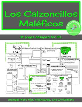 Preview of Los Calzoncillos Maléficos Book Buddy - For SFL