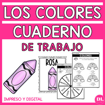 Preview of Los Colores | Cuaderno de Trabajo | Spanish Colors Workbook