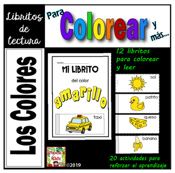 Mi librito de colores: Aprendemos los colores en español e inglés