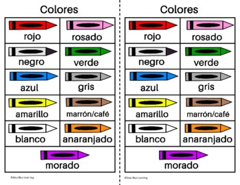 Los Colores PreK - Learn Colors in Spanish by Diazi Blue Learning