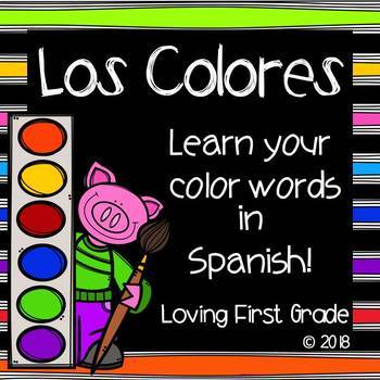 Learn Spanish - The colors / Los Colores (part 1) 