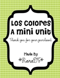 Los Colores- Spanish Colors Mini Unit