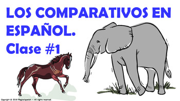 Preview of Los Comparativos en español (1) / Comparatives in Spanish (1)