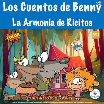 Preview of Los Cuentos de Benny. La Armonía de Ricitos. Español. Color & BW ver.